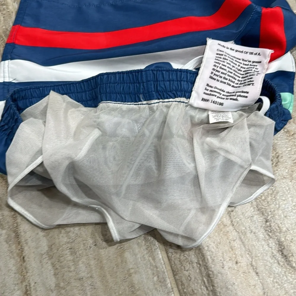 Chubbies Men’s Striped Swim Trunks Size Large